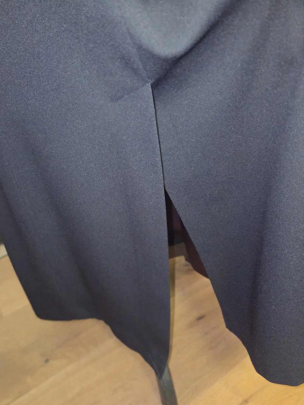 Women's Navy Maxi Skirt - Sleek Full-Length Design